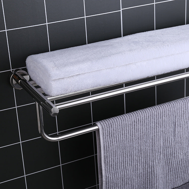 Household stainless steel bath towel toilet toilet clothing towel bathroom thick with hook receptacle