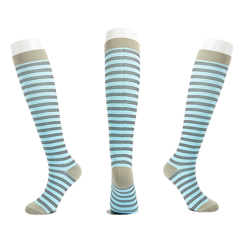 Cross-border new fashion sports muscle sock quality soft leggings men and women sportswock manufacturers spot wholesale