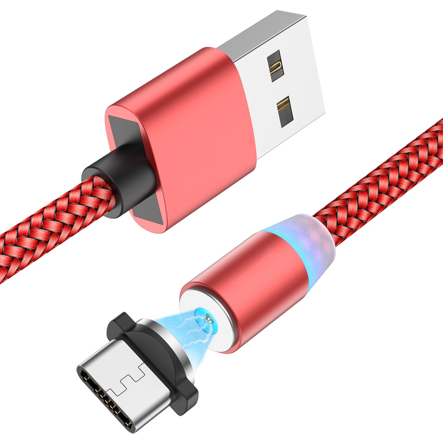 USLION magnetic suction data cable neutral custom data cable three-in-one blind suction charging cable suitable for Apple Type-C