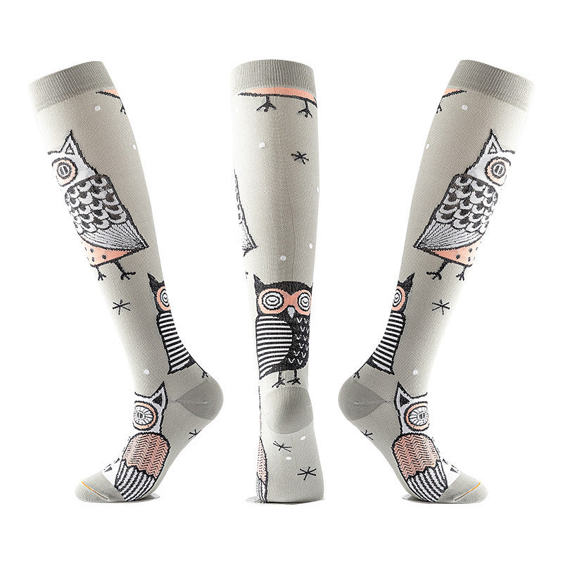 Cross-border new fashion sports muscle sock quality soft leggings men and women sportswock manufacturers spot wholesale