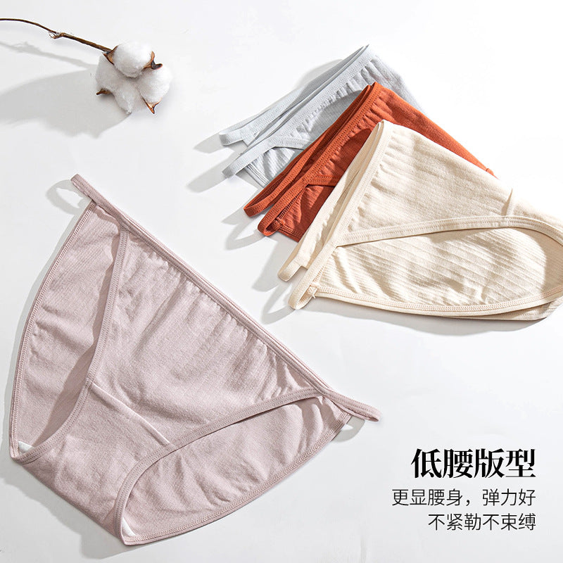 Surrust in erotic pants sexy ladies cotton antibiotic girl Japanese low waist triangle trousers strap thong