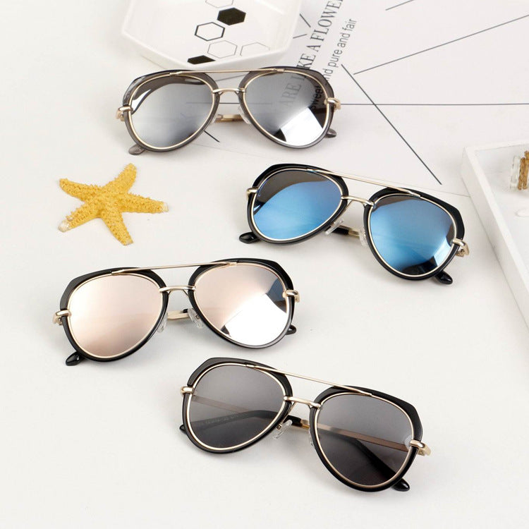 Children's polarized sunglasses Korean version of the tide baby personality new toad mirror boys and girls UV protection sunglasses wholesale