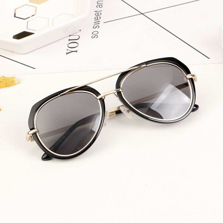Children's polarized sunglasses Korean version of the tide baby personality new toad mirror boys and girls UV protection sunglasses wholesale