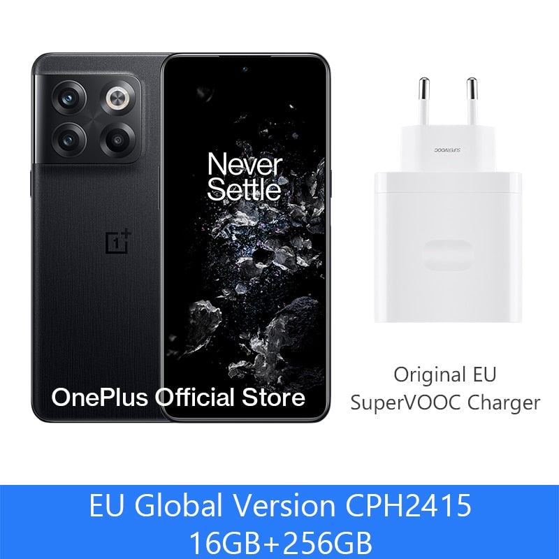 Global Version OnePlus 10T 10 T 5G Smartphone 8GB 128GB Snapdragon 8+ Gen 1 150W SUPERVOOC 4800mAh 16GB 256GB Movil Cellphone