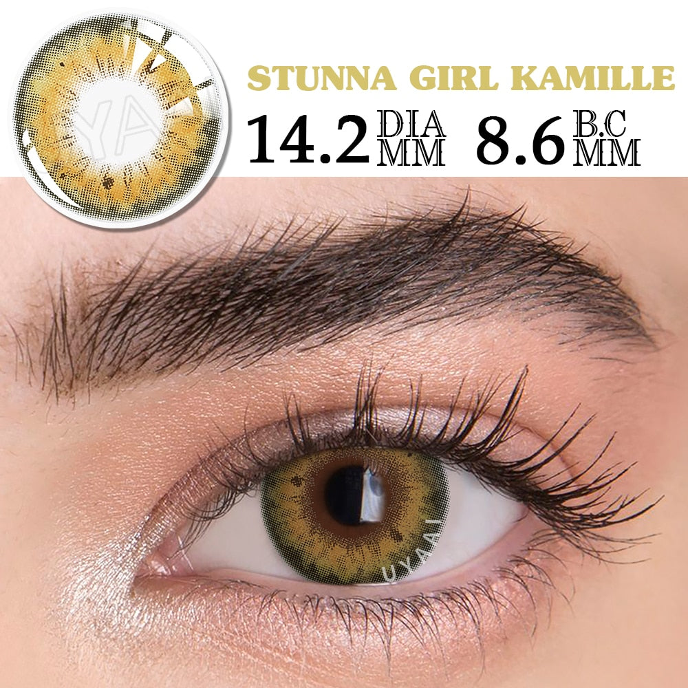 1 Pair Color Contact Lenses Natural Eye Contact Lenses For Eye Blue Lenses Pupils Beauty Color Lens Eyes Eye Contacts Cosmetics
