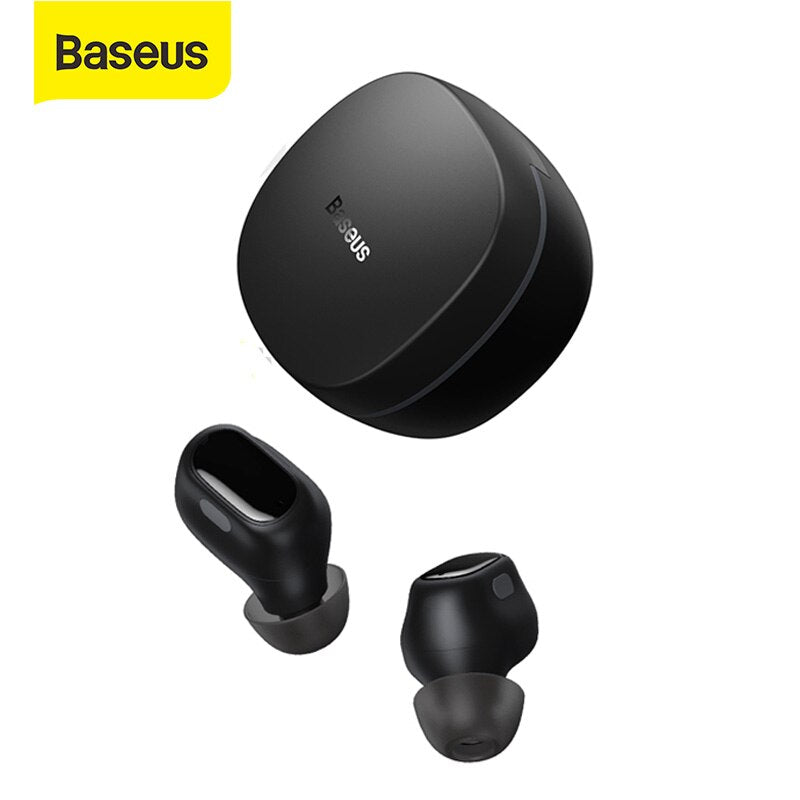 Baseus WM01 TWS Bluetooth Earphones with Microphone Stereo Wireless 5.0 Noise Cancelling Touch Control Gaming Sports Headphones