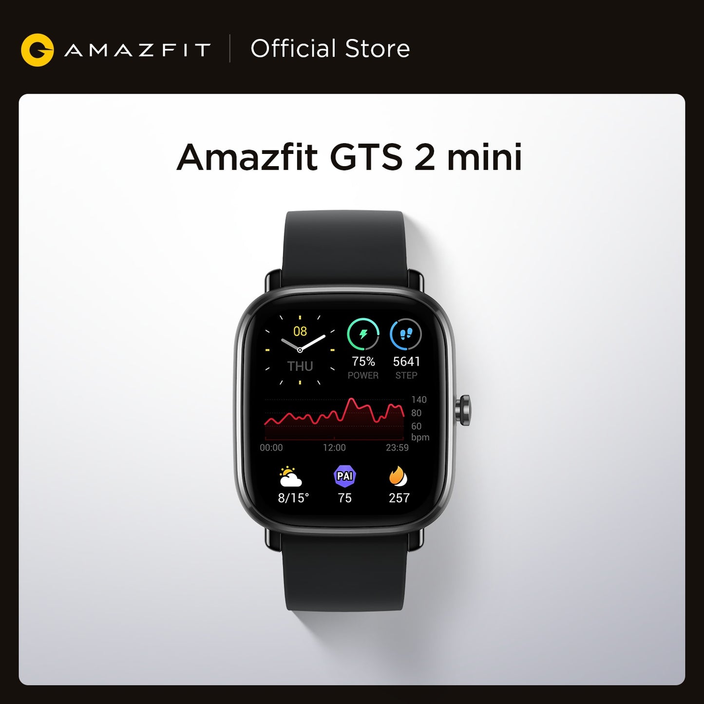 Global Version Amazfit GTS 2 Mini GPS Smartwatch AMOLED Display 70 Sports Modes Sleep Monitoring SmartWatch For Android For iOS