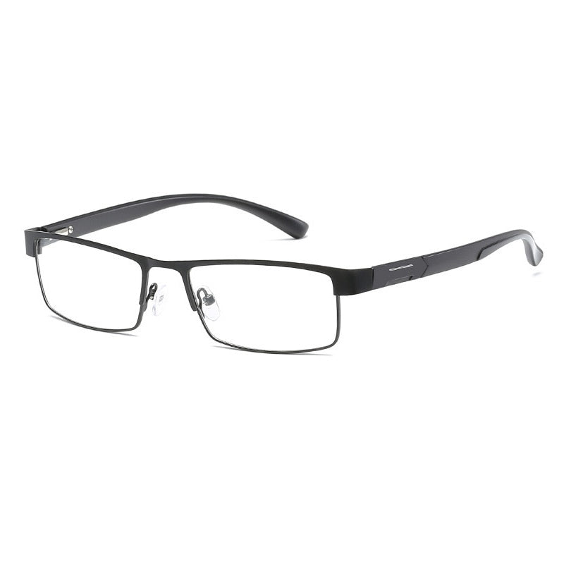 RBENN Metal Frame Men Reading Glasses Vintage Business Hyperopia Eyewear Male Reading EyeGlasses +1.25 1.75 2.75 3.75 5.0 6.0