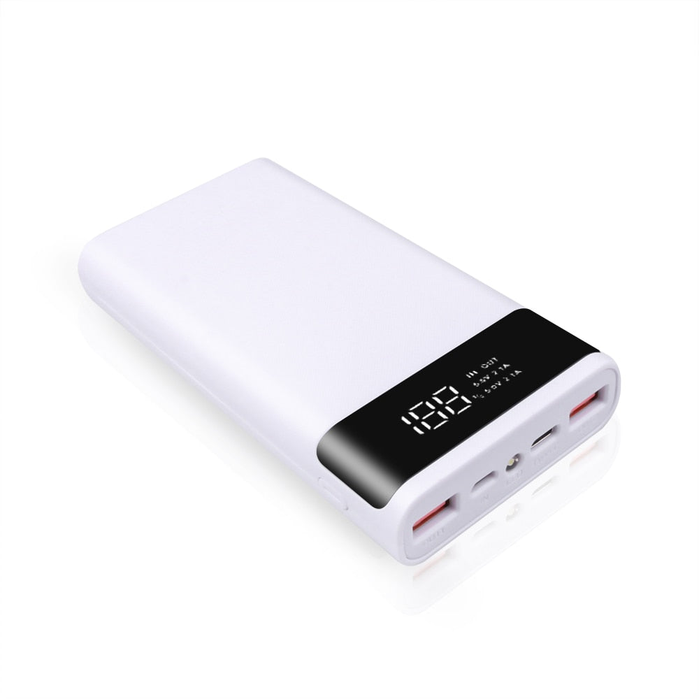 Kebidumei Portable 5V Battery Charge Storage Box DIY 6*18650 Power Bank Shell DIY Type-C Micro USB Mobile Phone Charger Box Case