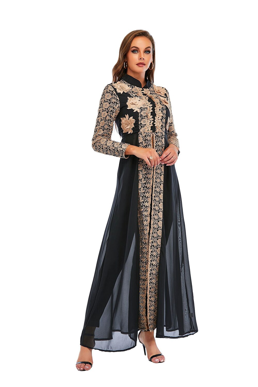 Abaya Dubai Muslim Sets Dress Kaftan Turkish Islamic Clothing Abayas African Dresses For Women Robe Ensemble Femme Musulmane