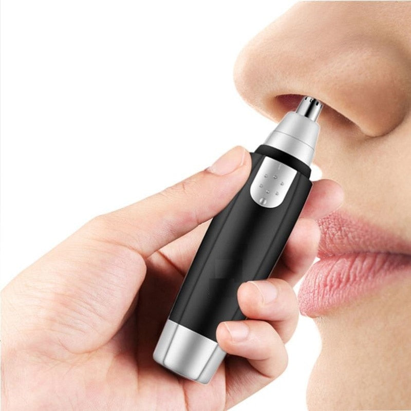 Electric Nose Hair Trimmer Men Women Ear Razor Removal Shaving Tool Face Care（Not Including Battery）