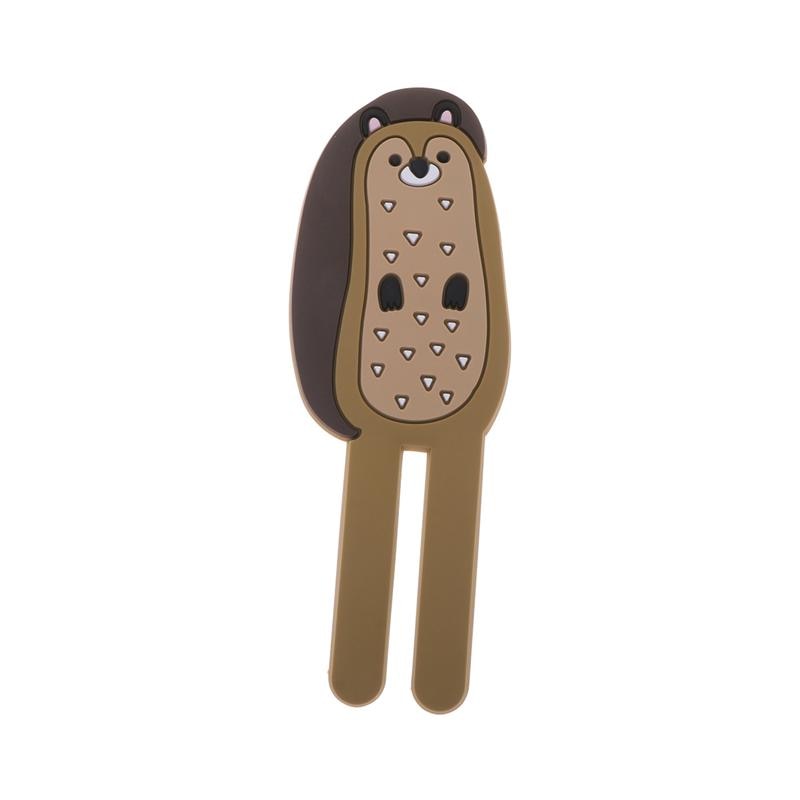 Cute Magnetic Hooks Removable Fridge Sticker Refrigerator Message Magnet Coat Hanger Key Holder Storage Hook (Hedgehog)