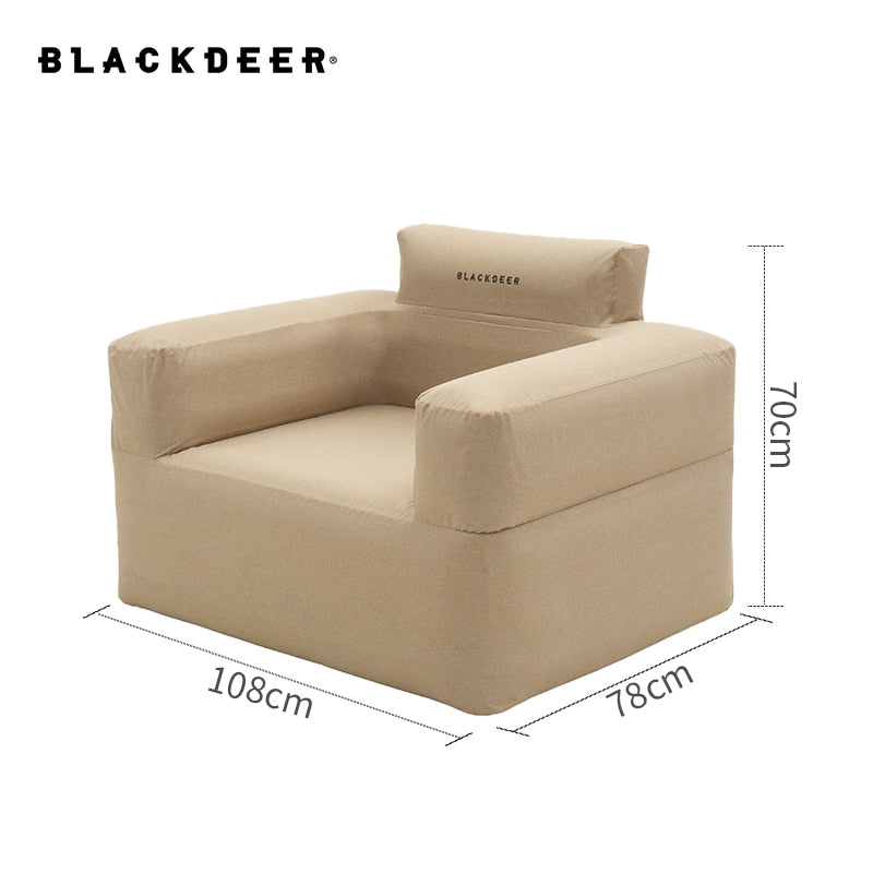 Blackdeer Inflatable Air Sofa Portable,Water Proof& Anti-Air Leaking Couch for Backyard Lakeside Beach Travel Camping Picnic