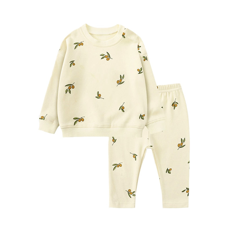 Baby Clothing For 0-5Y Baby Girl Clothes Set Spring Newborn Baby Boy Clothes Sweater + Pants Kids Pajamas Toddler Kids Clothes