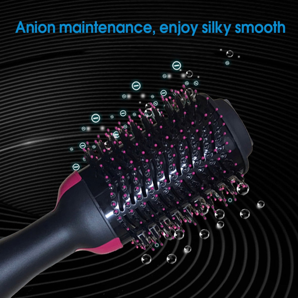 Electric Brush Hair Straightening Straightener Thermal Comb Dryer Brushes Dryers Heating Styling Women's Styler Blow Hot Blower