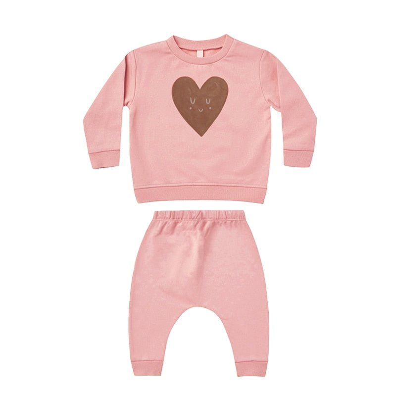 Baby Clothing For 0-5Y Baby Girl Clothes Set Spring Newborn Baby Boy Clothes Sweater + Pants Kids Pajamas Toddler Kids Clothes