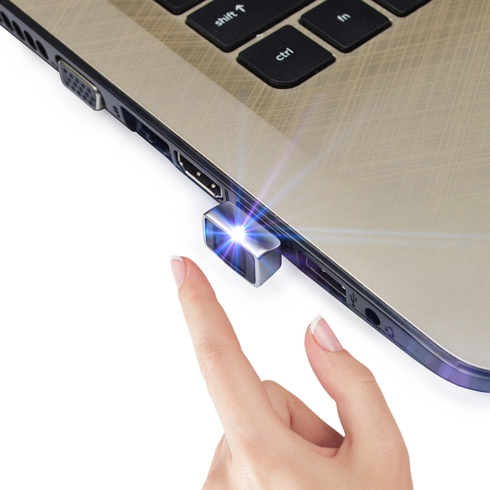 USB Fingerprint Reader Module for Windows 7、8、10 、11 Hello, Biometric Scanner padlock for Laptops & PC
