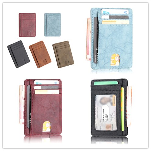 Hot multi-card-bit for Credit Bank ID NFC RFID Card Holder Sleeve Cover Protector Anti Magnetic Degaussing Case Anti Scan