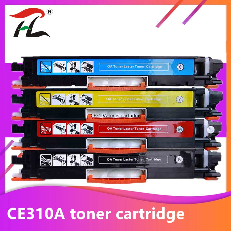 CE310 CE310A -313A 126A 126 Compatible Color Toner Cartridge For HP LaserJet Pro CP1025 M275 100 Color MFP M175a M175nw Printer