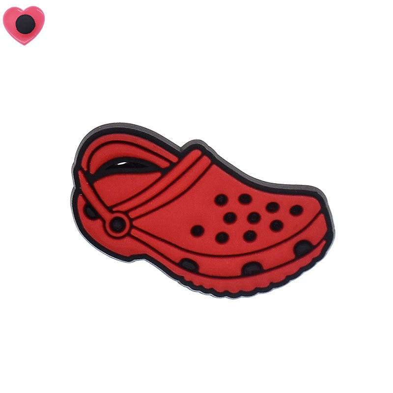 1Pcs Shoe Charm Soft Pvc New Designs Shoe Buckle Accessories for Croc Garden Shoe Wristband Kids Adult Party Gifts