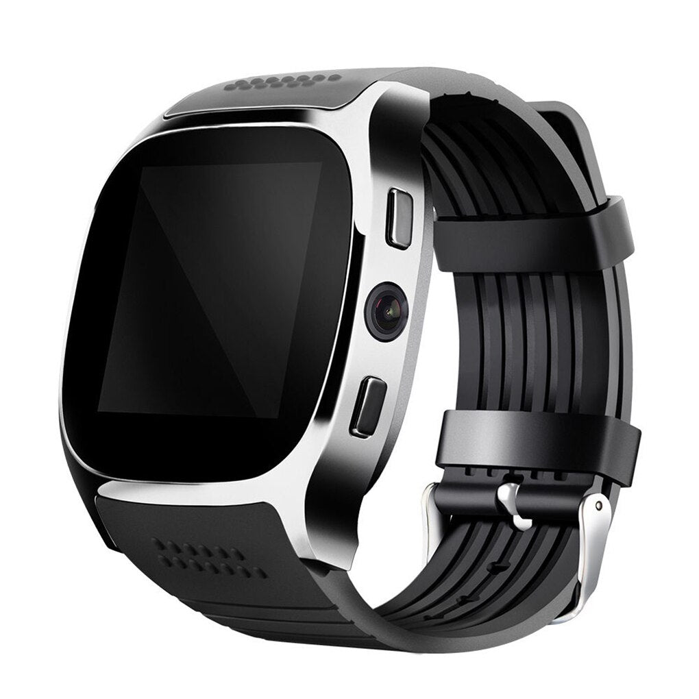 T8 Bluetooth 1.58' Smart Wristwatch Support SIM/TFcard LCD Touch Screen Fitness Tracker Sport Watch Remote Camera Control