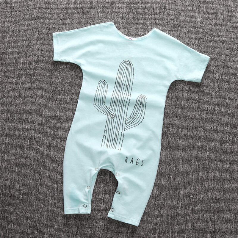 2021 Summer Baby Girl Romper Short Sleeve Casual Infant Jumpsuit Cute Letter Printed Baby Boy Clothes For Newborns Clothing Sets