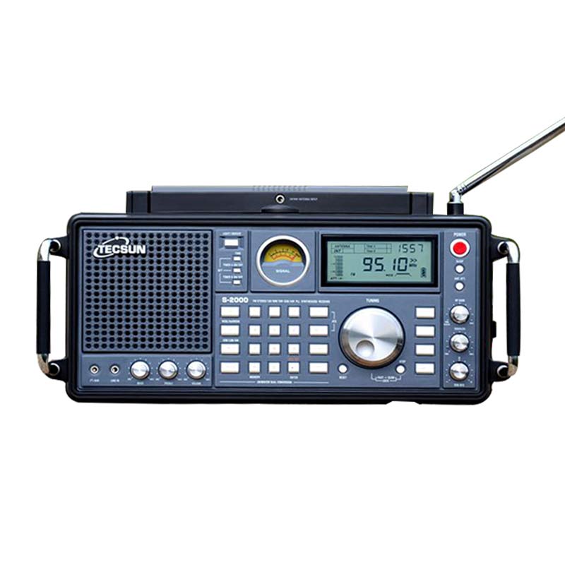 TECSUN S-2000 HAM Portable Radio SSB Dual Conversion PLL FM/MW/SW/LW Air Band Amateur 87-108MHz/76-108 MHz Internet Radio