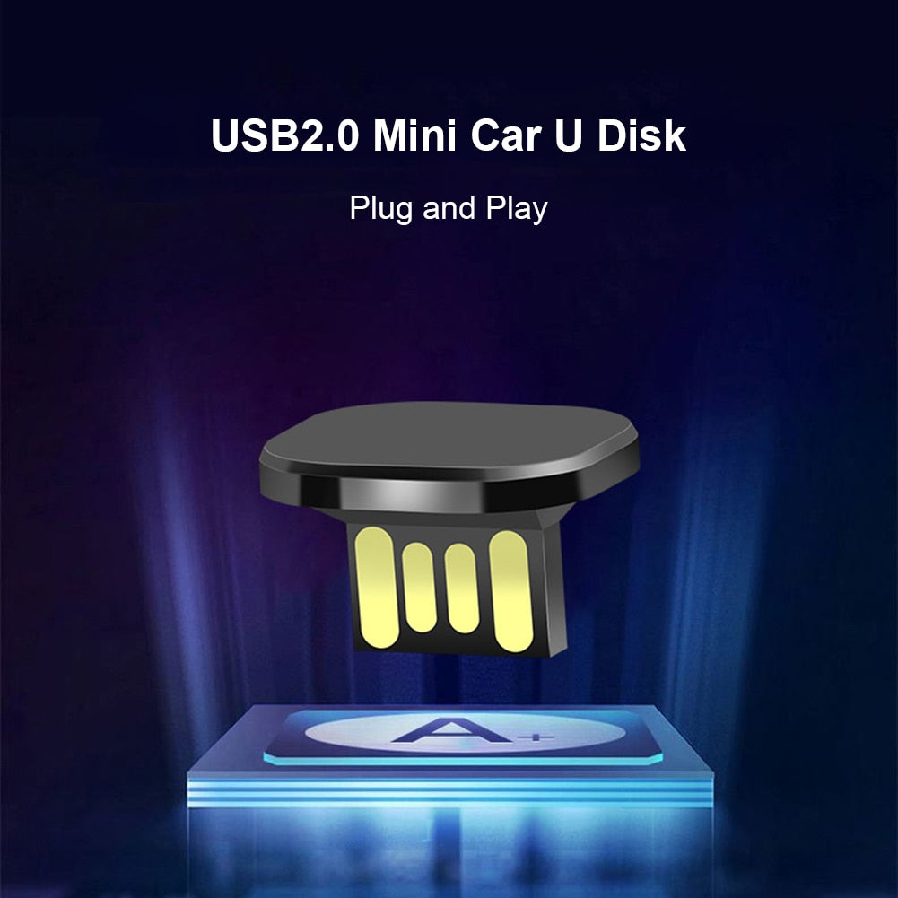 Built-in music, Mini Short Car U Disk Pendrive USB Flash Drive Memory Stick USB2.0 Short UDP Udisk Chip Flash 16GB 32GB 64GB