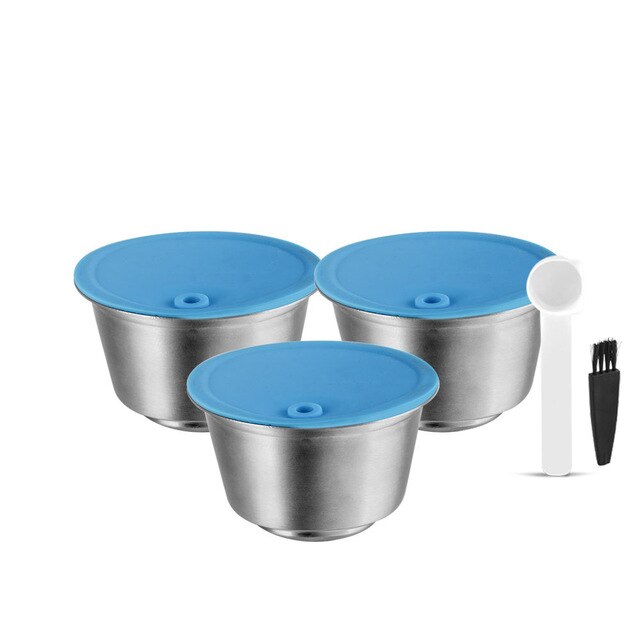 New Upgrade Reusable Coffee Capsule  Milk Capsule For Dolce Gusto Stainless Steel Filter Cup For Nescafe Cofee Machine Crema