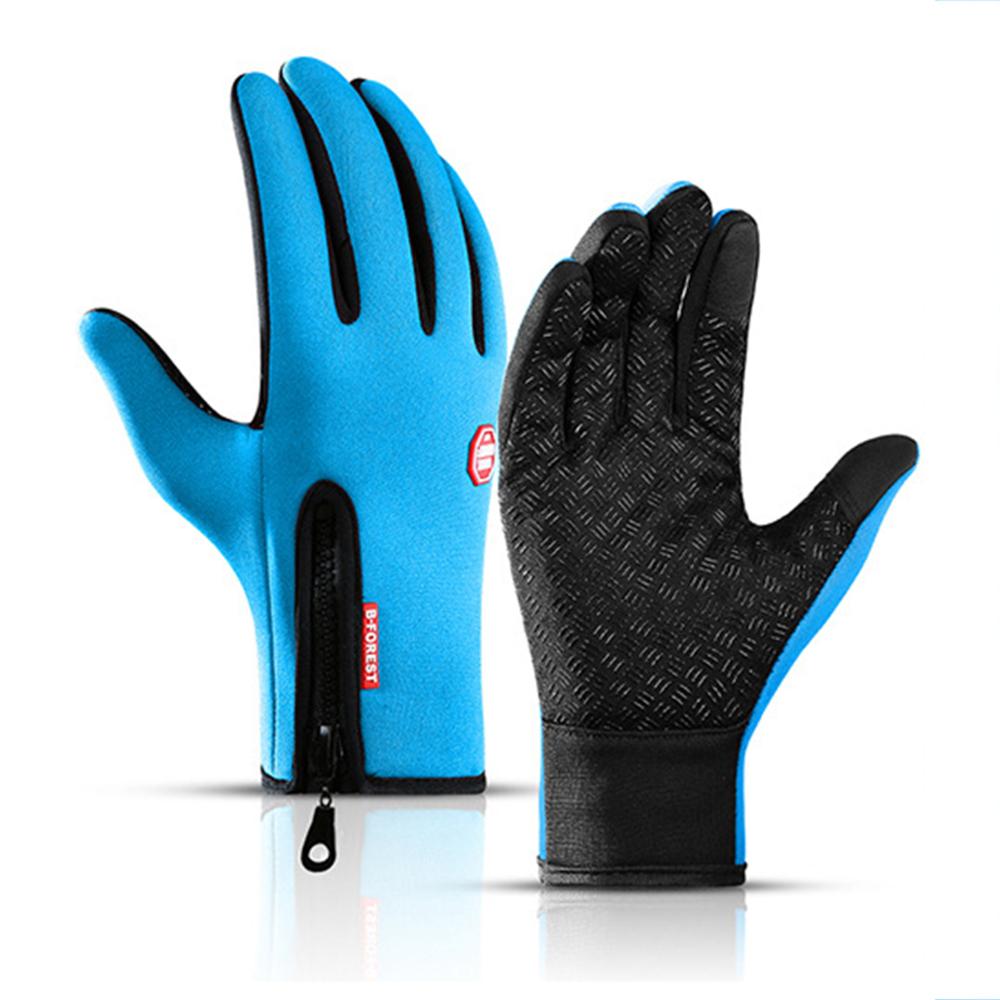 Unisex Touch Screen Winter Gloves Mens Warm Outdoor Cycling Driving Climbing Motorcycle Cold Gloves Waterproof Non-Slip Glove