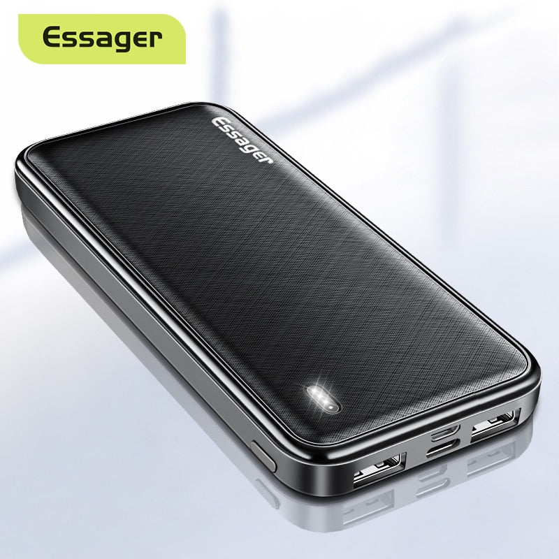 Essager 10000mAh Power Bank Portable Charging External Battery Charger Pack 10000 mAh Powerbank For iPhone Xiaomi mi PoverBank
