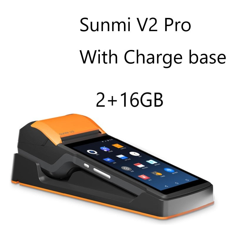 4G Sunmi V2 pro Mobile Handheld POS System with Thermal Printer Wireless Wifi Android PDA Distribution Label Receipt Printer