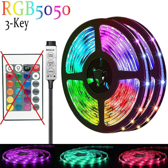 LED Strip 1m-30m RGBIC WS2812b Bluetooth App Control Chasing Effect Lights Flexible Tape Diode Ribbon TV BackLight Room Decorate