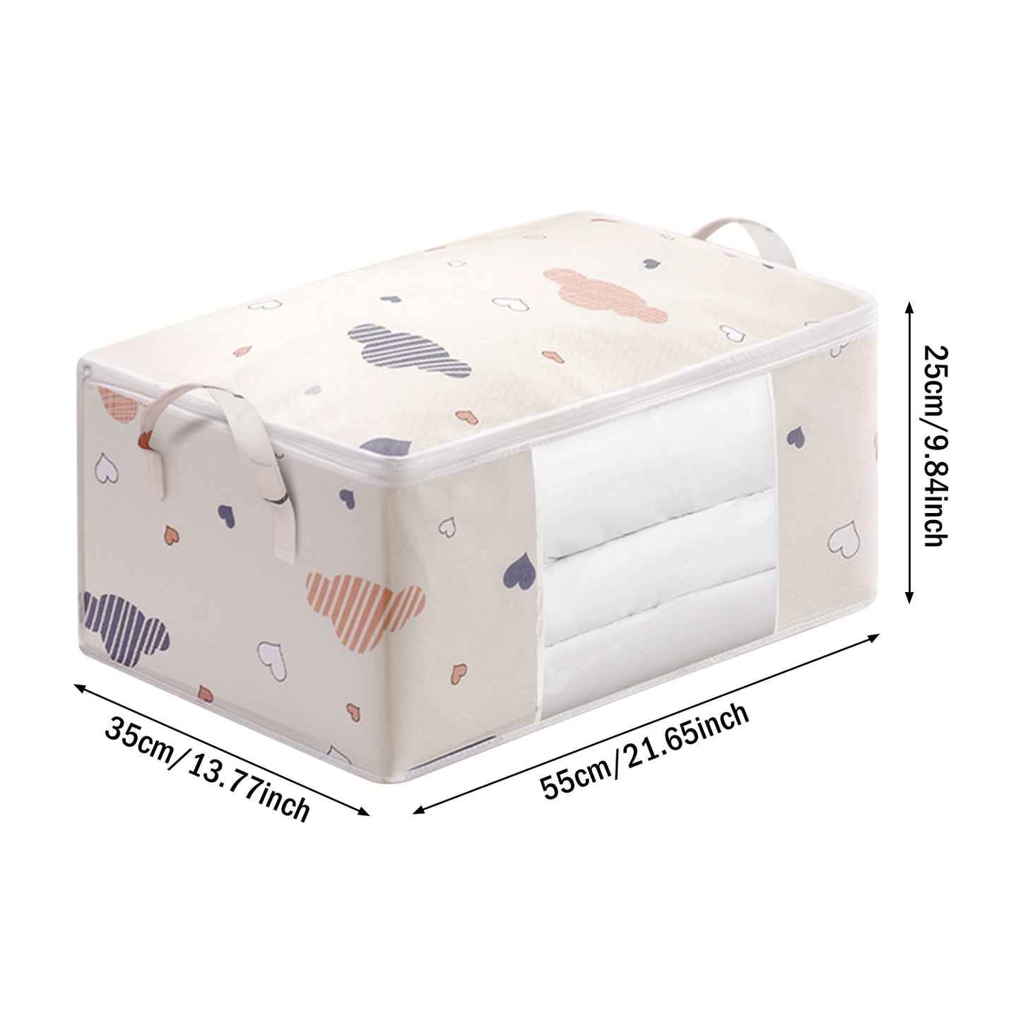 Clothes organizer Foldable Comforter Storage Bag Household Clothing Storage Box Dustproof Quilt Storage bolsas de almacenamiento