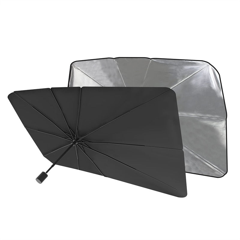 Car Windshield Sunshade Summer Sun Protection Heat Insulation Cloth for Car Front Shading Umbrella Type Sun Shade for Car Window