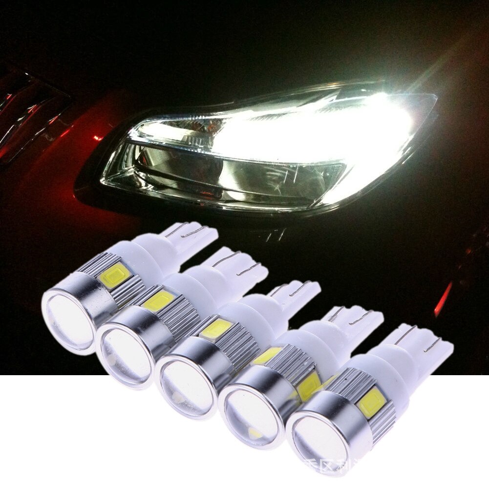 1 pieces T10 194 LED Bulb 12V 7000K White 5630 SMD Car W5W LED Signal Light Clearance Lights Wedge side Door Interior Dome Lamps