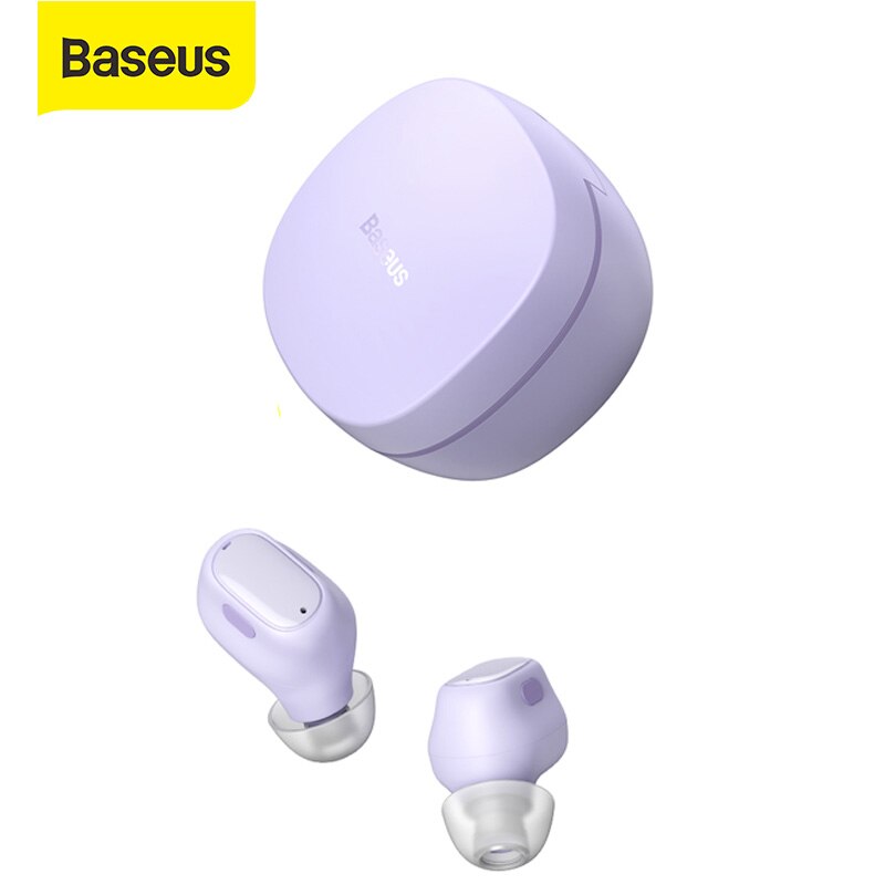 Baseus WM01 TWS Bluetooth Earphones with Microphone Stereo Wireless 5.0 Noise Cancelling Touch Control Gaming Sports Headphones