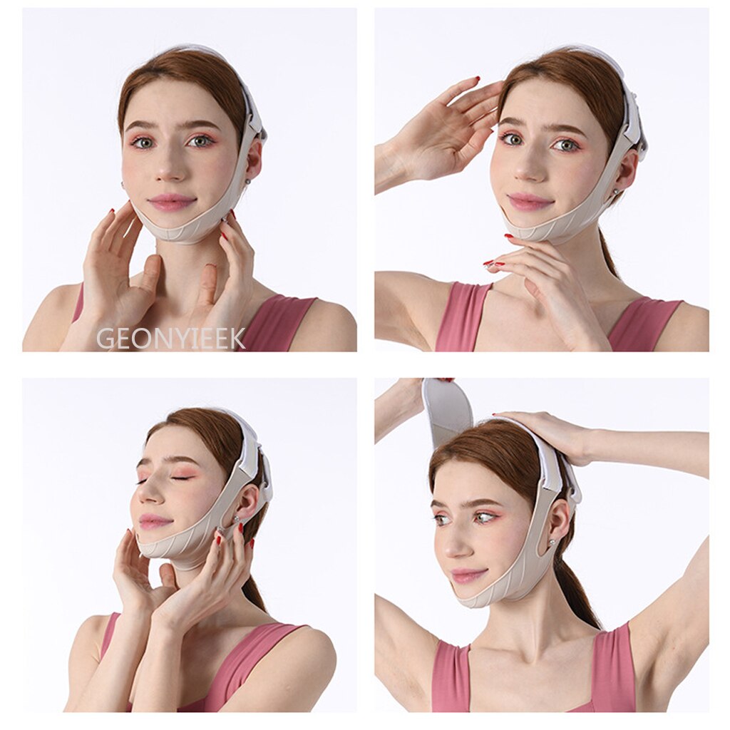 Silicone Face Slimming Bandage Women Chin Cheek Lift Up Belt V Line Face Shaper Facial Anti Wrinkle Strap Skin Care Beauty Tools