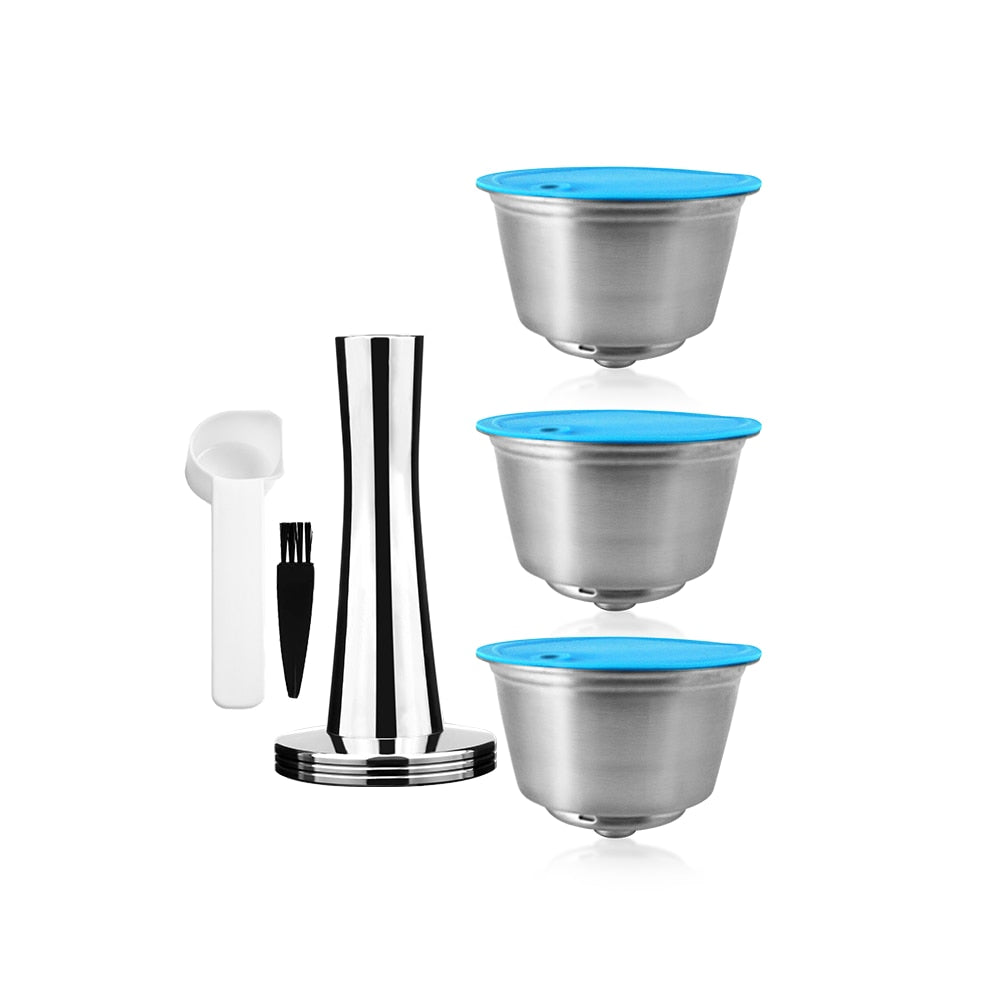icafilas Reusable Capsule for Dolce Gusto Piccolo x Coffee Filter For Nescafe Dolce Gusto Capsula Stainless Steel Reutilizavel