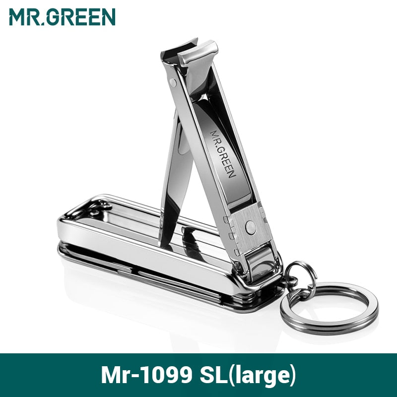 MR.GREEN Multifunctional Nail Clipper Stainless Steel Six Functions Nail Files Bottle Opener Small Knife Scissors Nail Cutter