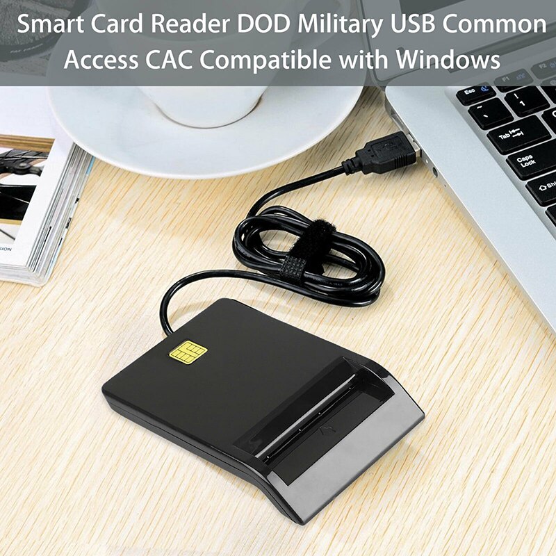 Portable USB Smart Card Reader For SD ATM CAC TF ID Bank Card SIM Card Reader Cloner Connector for Windows Linux Vista / 7/8