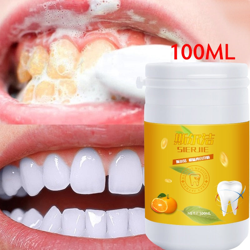 Whitening Tooth Powder 50g, Remove Smoke Stains, Coffee , Tea , Freshen Dad Breath, Oral Hygiene, Dental Care