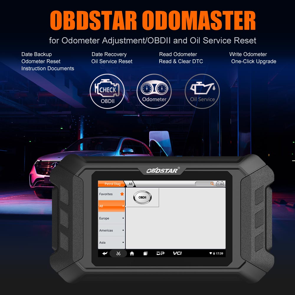OBDSTAR ODOMASTER ODO MASTER Full Cluster Calibration/OBDII and Special Functions Cover More Car Models with Multilanguages