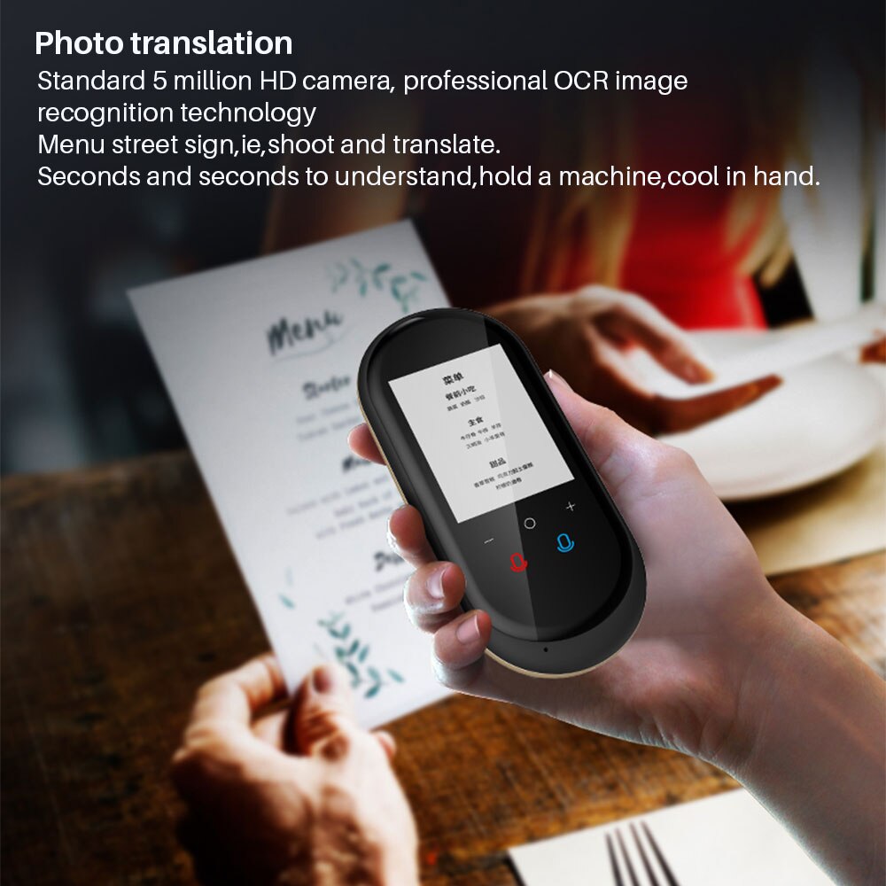 Portable Language Translator Voice Photo Translation Two-way Translation Multi-language Portable Smart Voice Translator
