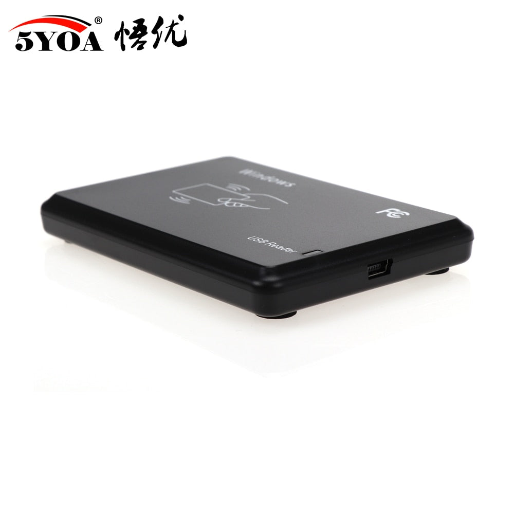 RFID Reader USB Port EM4100 TK4100 125khz ID Contactless Sensitivity Smart Card Support Window System Linux