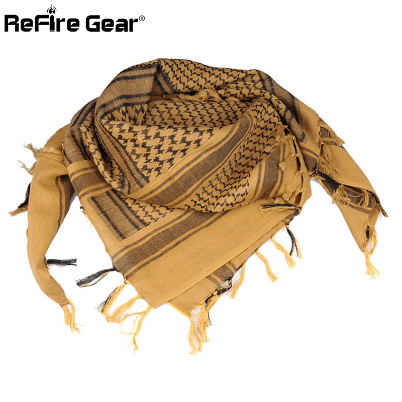 Arab Square Military Tactical Scarf Men Thicken US Soldier Army Combat Scarves Keffiyeh Shawl Veil Paintball Arabic Scarf 110cm