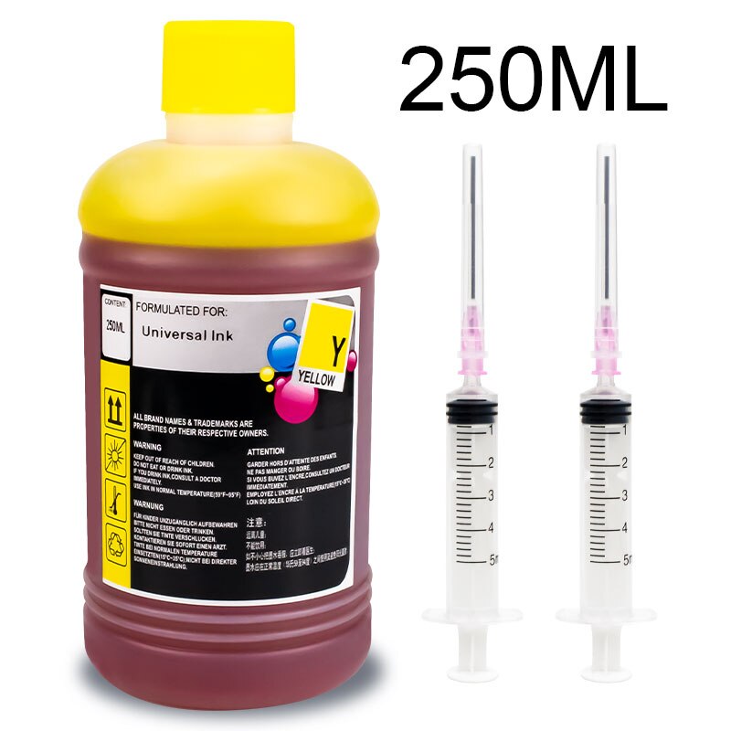 4 Color 250ml Bottle Universal Compatible Refill Dye Ink For Canon PG510 CL511 PG 540 545 445 CL 541Printer Inkjet Cartridge