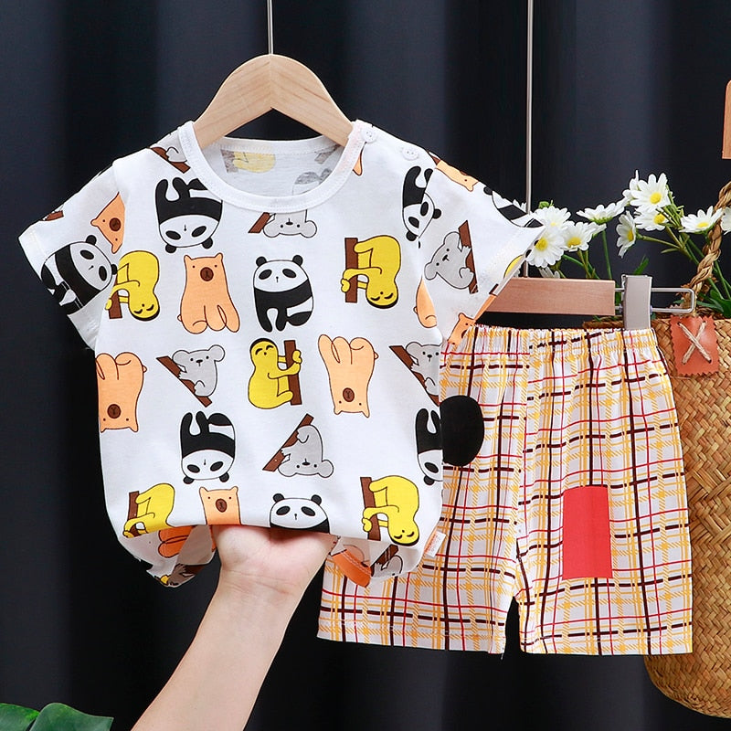 Baby Girl Clothes Boy Children's Clothing Sets Girls Suit Costume Boys Set Child Summer Babies Kids Mother