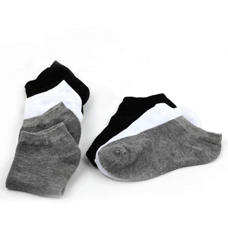 10 Pairs Women  Breathable Sports socks Solid Color Boat Comfortable Cotton Ankle Socks  Wholesale