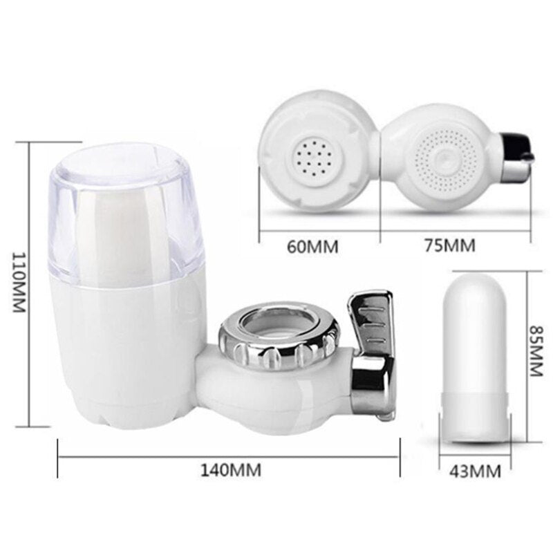 Water Purifier Clean Kitchen Faucet Washable Ceramic Percolator Water Filter Filtro Rust Bacteria Removal Replacement Filter